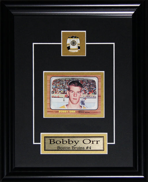 Bobby Orr Boston Bruins Replica Rookie Card Hockey Collector Frame