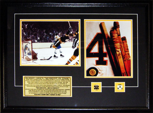 Bobby Orr Boston Bruins The Goal 2 Photo Hockey Memorabilia Collector Frame