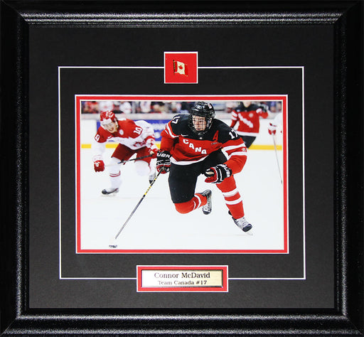Connor McDavid Team Canada Hockey Juniors 8x10 Memorabilia Collector Frame