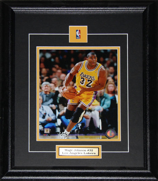 Magic Johnson Los Angeles Lakers 8x10 Basketball Memorabilia Collector Frame