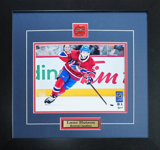 Lane Hudson Montreal Canadiens Hockey 8x10 Sports Memorabilia Collector Frame