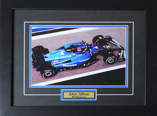 Alex Albon Team Williams F1 8x12 Sports Racing Memorabilia Collector Frame