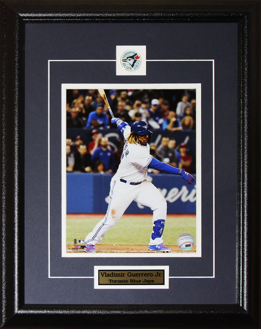 Vladimir Guerrero Jr. Toronto Blue Jays Baseball Memorabilia 8x10 Frame (Swing Shot)