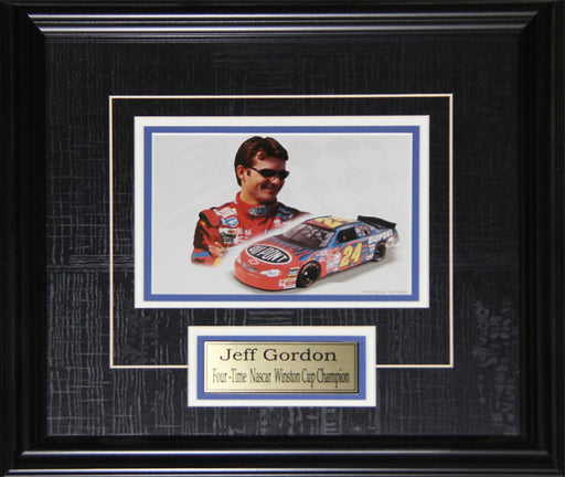 Jeff Gordon NASCAR Auto Motorsport Racing Driver Mini Photo Collector Frame