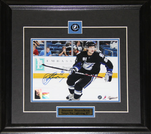 Steven Stamkos Tampa Bay Lightning Signed 8x10 Hockey Collector Frame