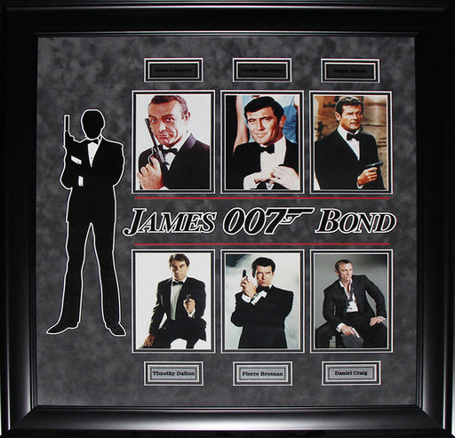 James Bond 007 Greatest Agents Connery Moore Brosman Craig Compilation Frame