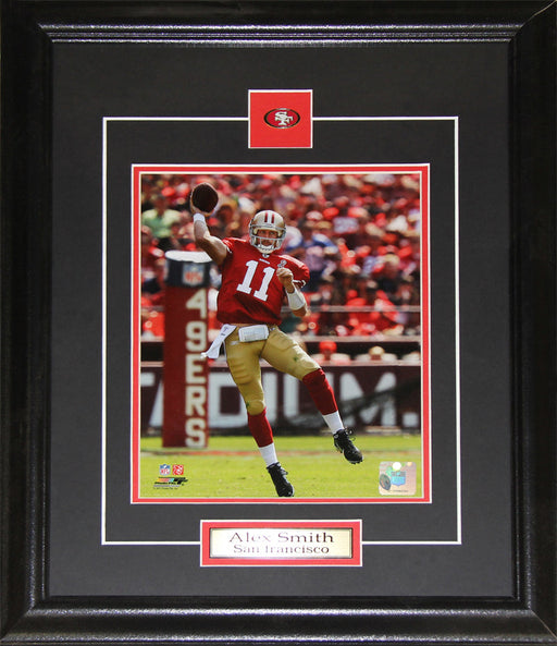 Alex Smith San Francisco 49ers 8x10 Football Memorabilia Collector Frame