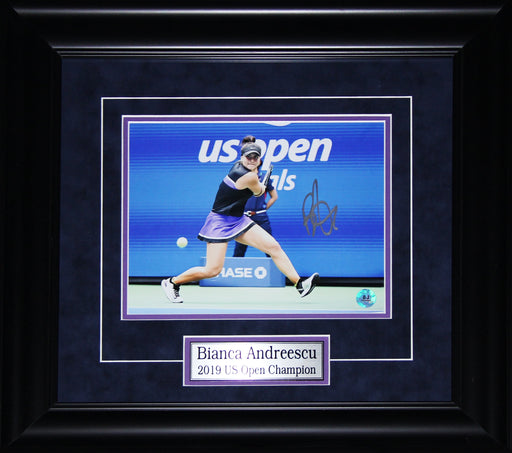 Bianca Andreescu "She The North" 2019 US Open Championship Tennis Memorabila Signed 8x10 Frame