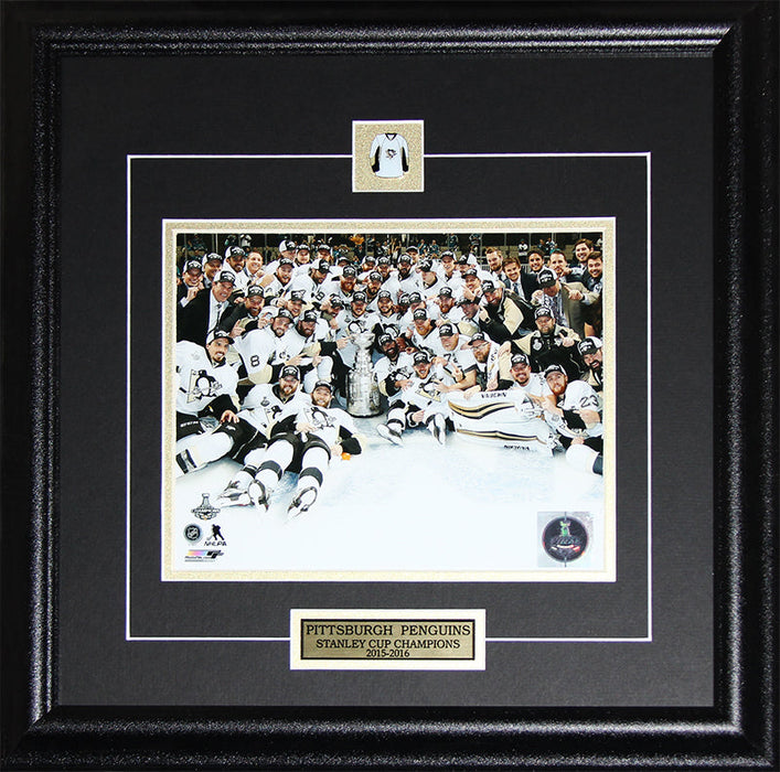 2016 Pittsburgh Penguins Stanley Cup Champions 8x10 Hockey Collector Frame