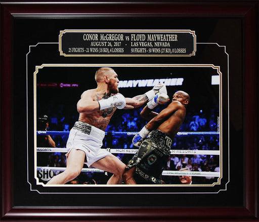 Floyd Mayweather vs Conor McGGregor Fight of the Century Boxing MMA 16x20 Frame