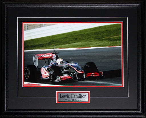 Lewis Hamilton Team McLaren Formula 1 Auto Motorsport Racing Driver 11x14 Frame