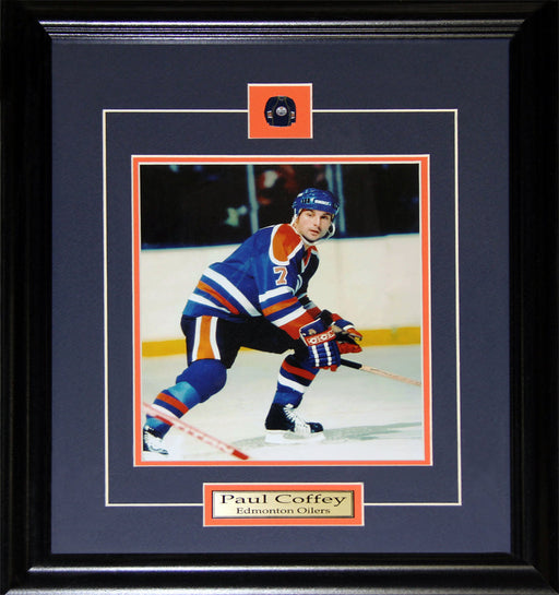 Paul Coffey Edmonton Oilers 8x10 Hockey Memorabilia Collector Frame