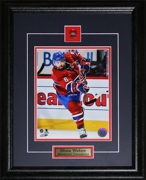 Shea Weber Montreal Canadiens 8x10 Hockey Memorabilia Collector Frame
