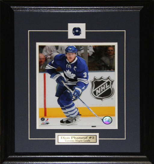 Dion Phaneuf Toronto Maple Leafs 8x10 Hockey Memorabilia Collector Frame