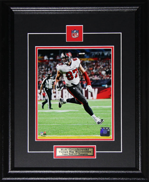 Rob Gronkowski Tampa Bay Buccaneers Superbowl LV 8x10 Photo Football Collector Frame