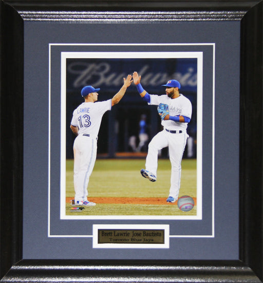 Brett Lawrie & Jose Bautista Toronto Blue Jays 8x10 Baseball Collector Frame