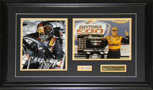 Matt Kenseth NASCAR Auto Motorsport Racing Driver 2 Photo Racer Collector Frame