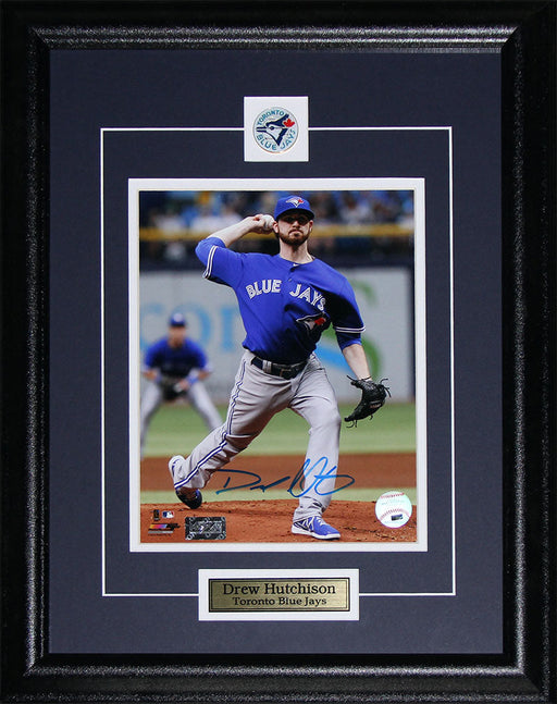 Drew Hutchison Toronto Blue Jays Signed 8x10 Baseball Collector Frame