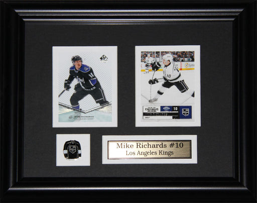 Mike Richards Los Angeles Kings 2 Card Hockey Memorabilia Collector Frame