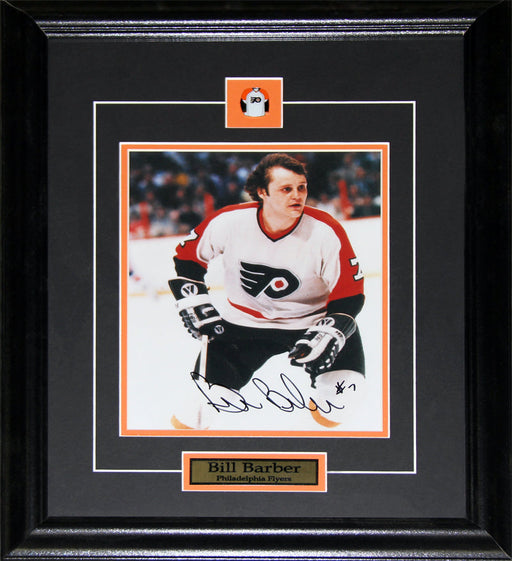 Bill Barber Philadelphia Flyers Signed 8x10 Hockey Collector Frame