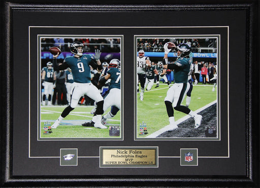 Nick Foles Philadelphia Eagles Superbowl LII 2 Photo Football Frame