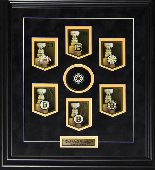 Boston Bruins Stanley Cup Panini Cards Hockey Memorabilia Collector Frame