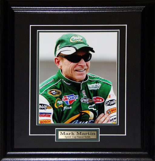 Mark Martin NASCAR Auto Motorsport Racing Driver 8x10 Racer Collector Frame