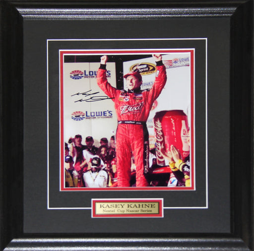 Kasey Kahne NASCAR Auto Motorsport Racing Driver Signed 8x10 Racer Frame