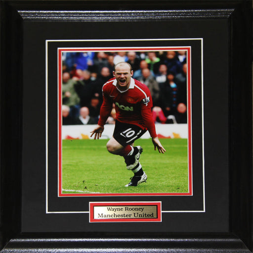 Wayne Rooney Manchester United Premier League Soccer Football  8x10 Frame