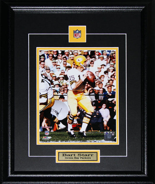 Bart Starr Green Bay Packers 8x10 Football Memorabilia Collector Frame
