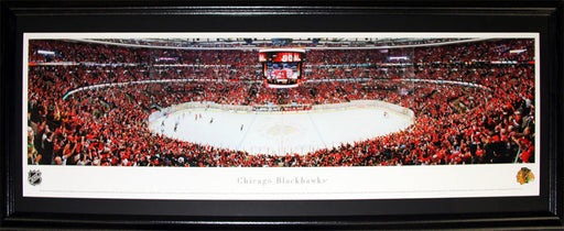 Chicago Blackhawks United Center Panorama Hockey Memorabilia Collector Frame