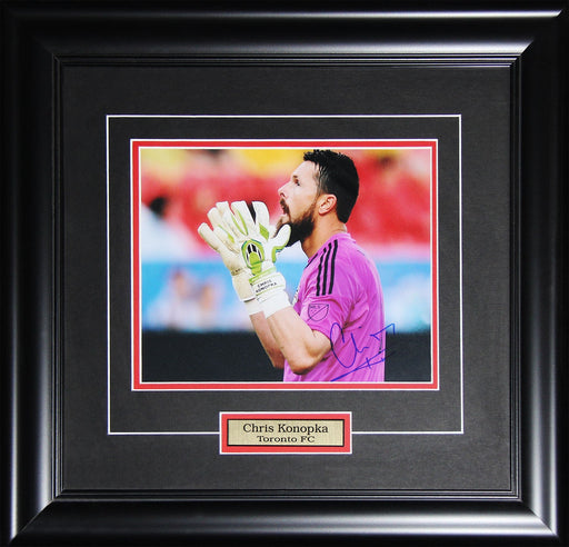 Chris Konopka Toronto FC Signed Soccer Football 8x10 Collector Frame