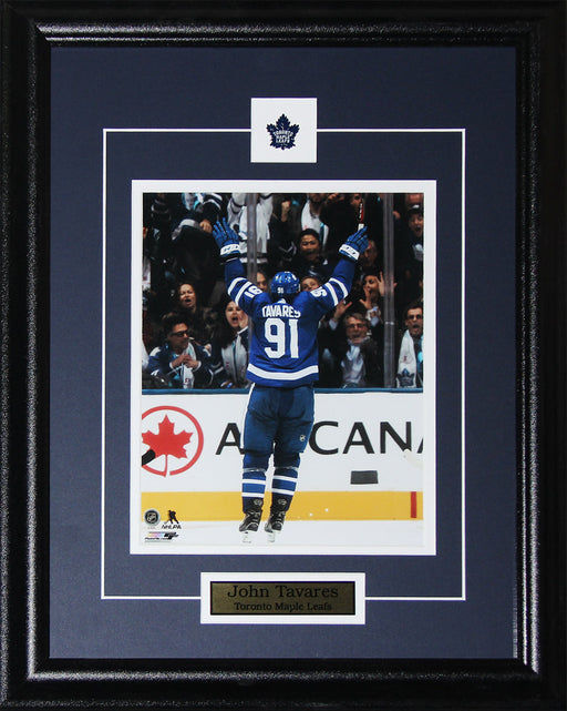 John Tavares Toronto Maple Leafs 8x10 Hockey Frame (Vertical Jersey Back)