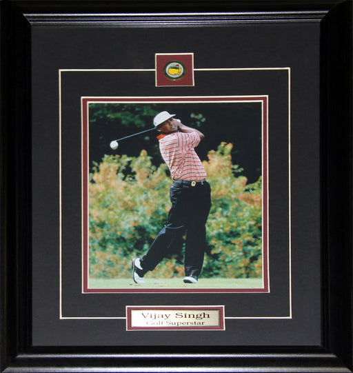 Vijay Singh "The Big Fijian" PGA Golf 8x10 Collector Golfer Frame