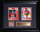 Connor McDavid Edmonton Oilers 2 Card Hockey Memorabilia Collector Frame