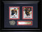 Connor McDavid Erie Otters 2 Card OHL Hockey Memorabilia Collector Frame