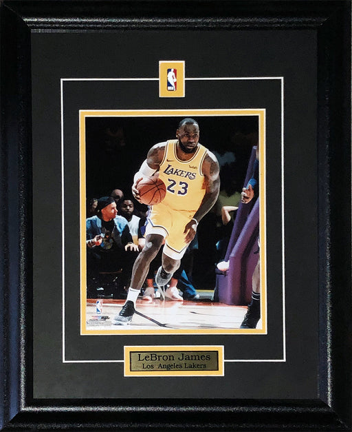 Lebron James Los Angeles Laker Basketball Sports Memorabilia 8x10 Collector Frame