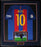 Lionel Messi Barcelona FC La Liga Signed Soccer Football Jersey Collector Frame