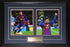 Lionel Messi Barcelona FC Spanish League Soccer Football 2 Photo Collector Frame