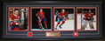Maurice Richard Jean Beliveau Guy Lafleur Patrick Roy 4 Photo Hockey Frame