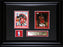 Michael Jordan Chicago Bulls 2 Card Basketball Memorabilia Collector Frame
