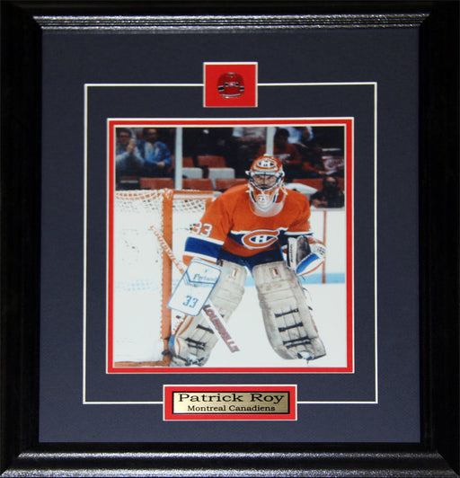 Patrick Roy Montreal Canadiens 8x10 Hockey Memorabilia Collector Frame