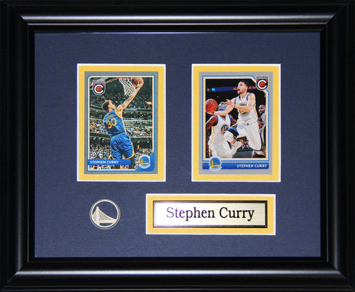 Stephen Curry Golden State Warriors Basketball Collector 2 Card Frame