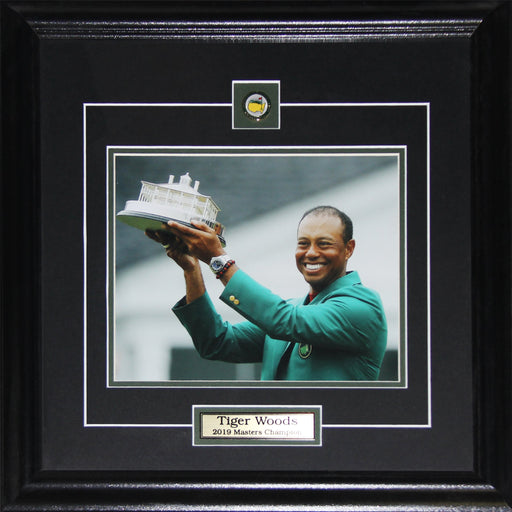 Tiger Woods PGA Golf 2019 Masters Collector Memorabilia 8x10 frame (Right)