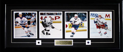 Wayne Gretzky Career Photographs Hockey Memorabilia Collector Frame