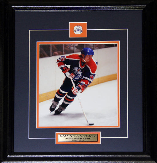 Wayne Gretzky Edmonton Oilers 8x10 Hockey Memorabilia Collector Frame