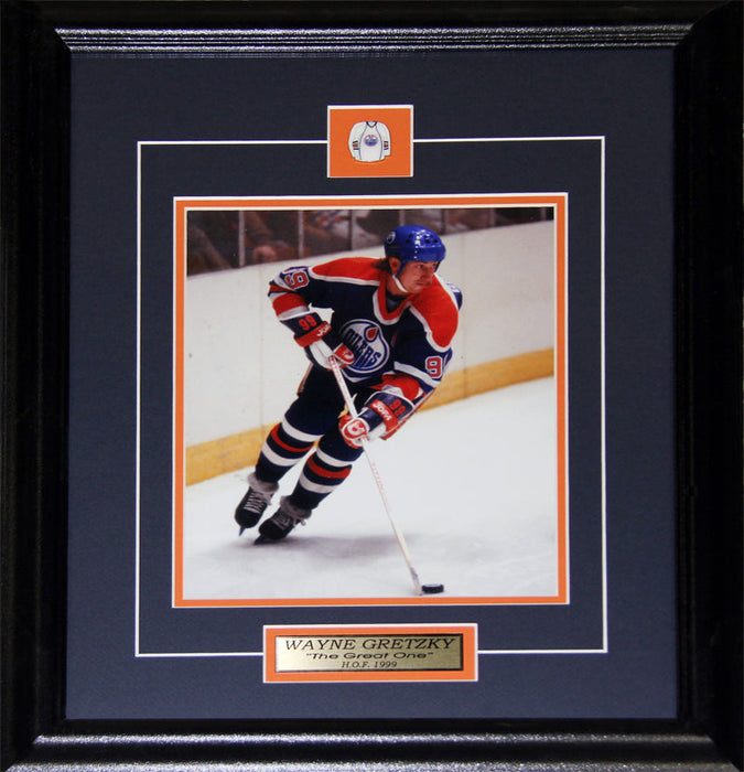 Wayne Gretzky Edmonton Oilers 8x10 Hockey Memorabilia Collector Frame