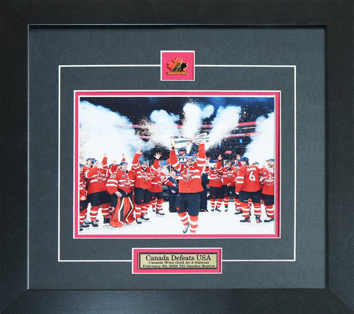 Sidney Crosby Team Canada 4 Nations 2025 Championpship Hockey 8x10 Memorabilia Collector Frame