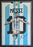 Lionel Messi Team Argentina World Cup 26x38 Textured Print Soccer Memorabilia Collector Frame