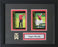 Tiger Woods PGA Golf 2 Card Sports Memorabilia Collector Frame
